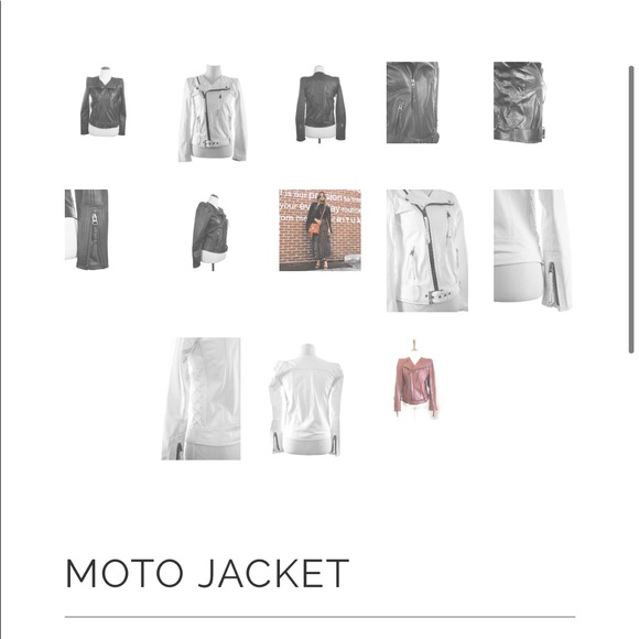 Jennifer Haley White Moto Jacket - Picture 8 of 8